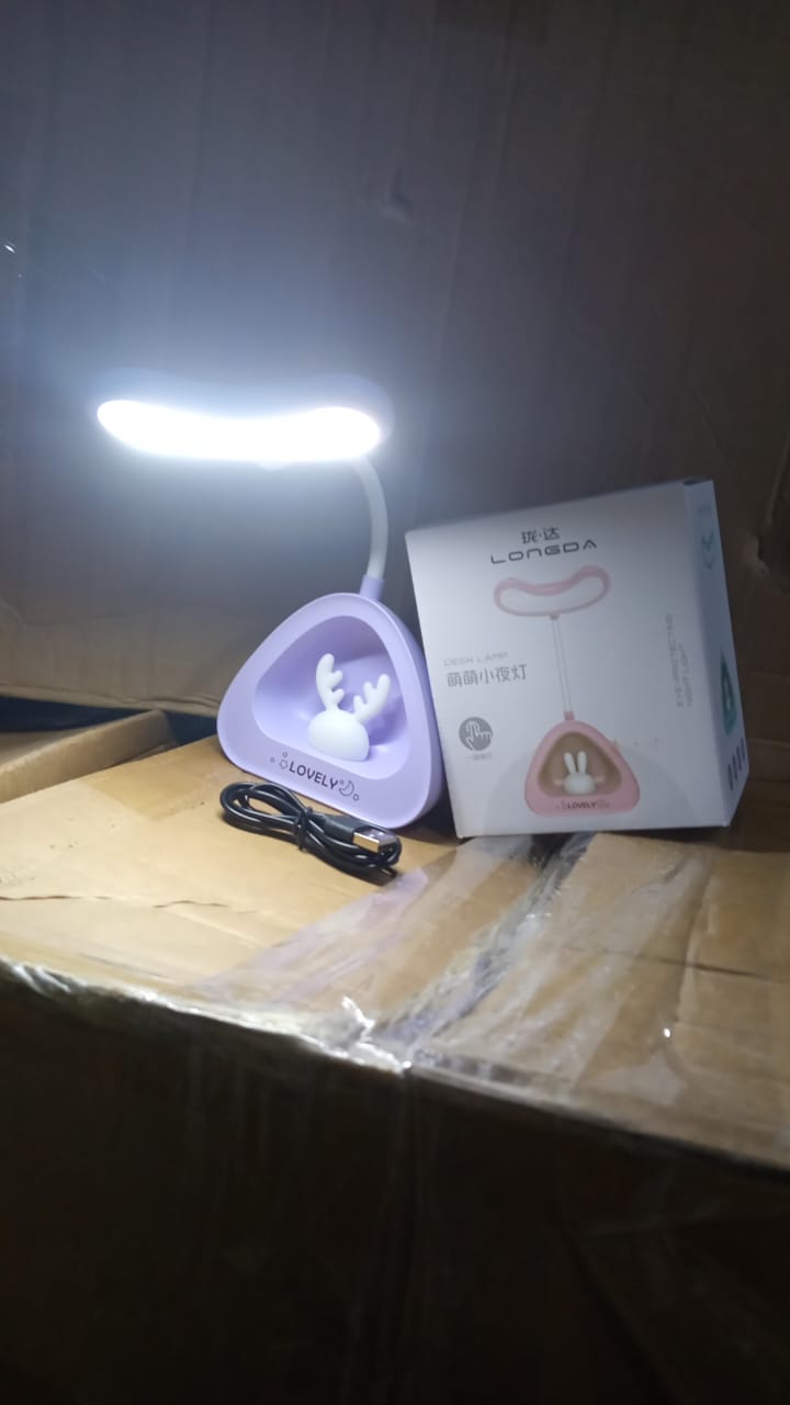 Cute Lovely LED Desk Light, LED Lamps Button Control (1 Pc) Cute Lovely LED Desk Light, LED Lamps Button Control (1 Pc)